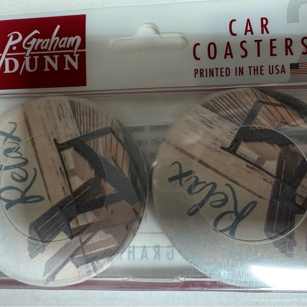 Relax Car Coasters - Perfect relaxing beach scene New
